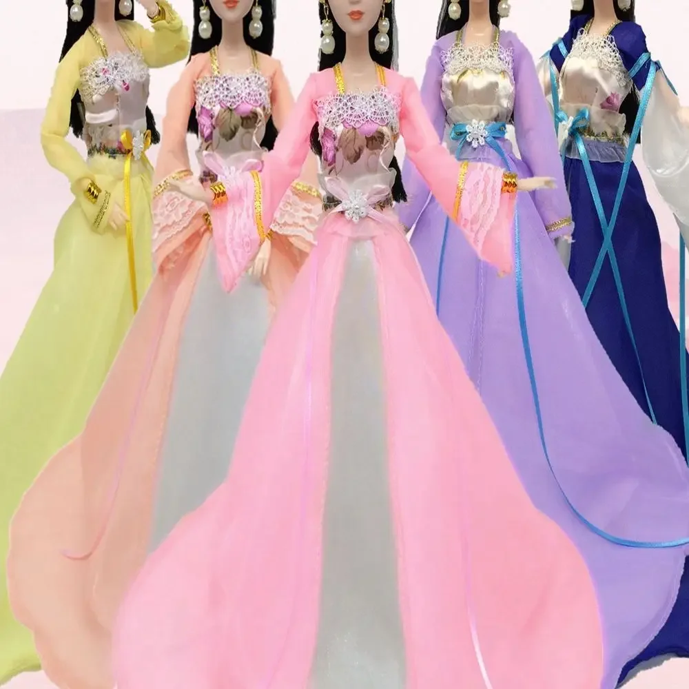 Traje de Hada de la Corte de concubina Imperial China para muñeca, vestido antiguo, accesorios para muñecas de princesa, Ropa para Niñas, 30cm, novedad de 2022