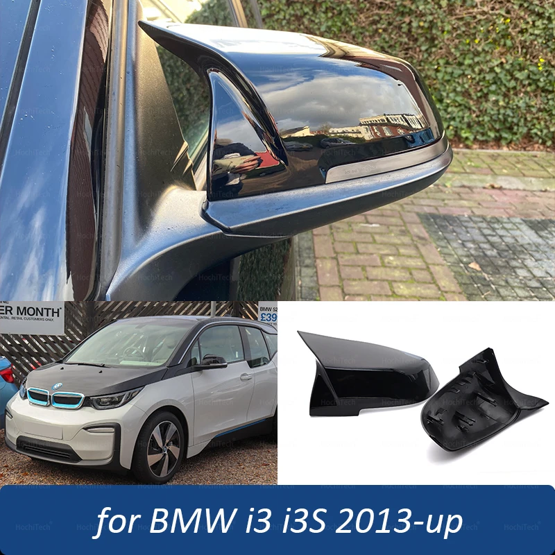 2 uds M Look Auto vista trasera de coche cubierta de espejo lateral embellecedor para BMW I3 I3S I 3 Series 2013 2014 2015 estilo de apariencia de fibra de carbono