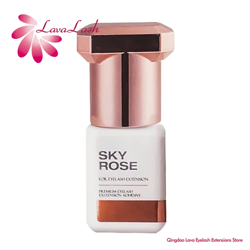 SKY Rose-pegamento para extensiones de pestañas, pegamento Original de Corea de secado rápido, herramientas de maquillaje, venta al por mayor, 2/5/10 botellas