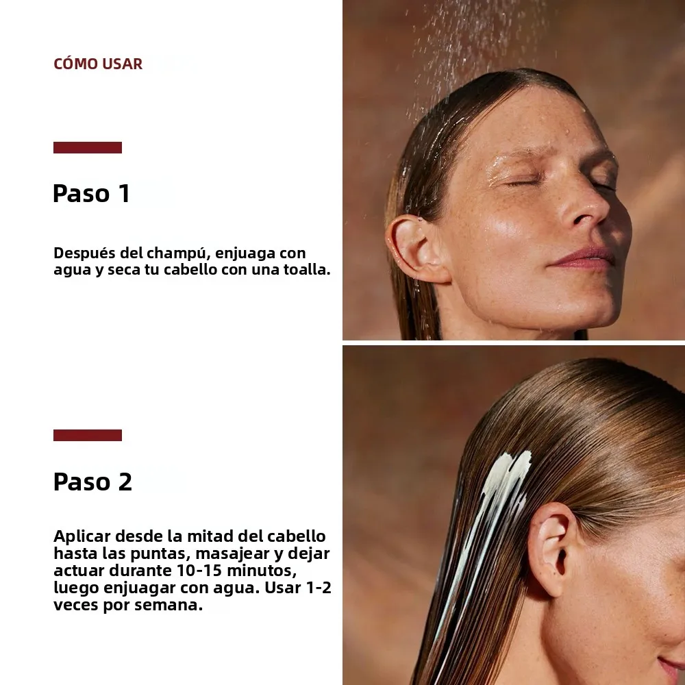 Mascarilla Capilar de Colágeno Karseell 500ml, Reparación Profunda, Acondicionador con Aceite de Argán, Esencia para Cabello Seco y Dañado