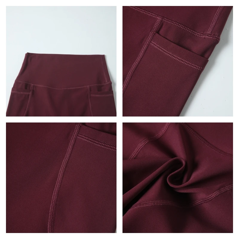 Shorts Deportivos Hearuisavy de Verano con Bolsillos, Leggings de Gimnasio para Mujer, Shorts de Ciclismo de Secado Rápido, Ropa de Yoga, Shorts Deportivos de Cintura Alta