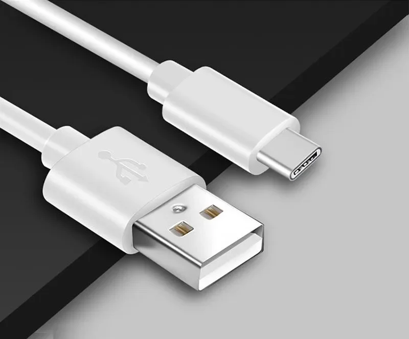 10 Uds 0,25 M 1M 2m 3M 2A tipo USB C cable de cargador de datos de USb-C de carga rápida para Samsung Htc Lg Xiaomi Huawei teléfono 0,5 m 1,5 m