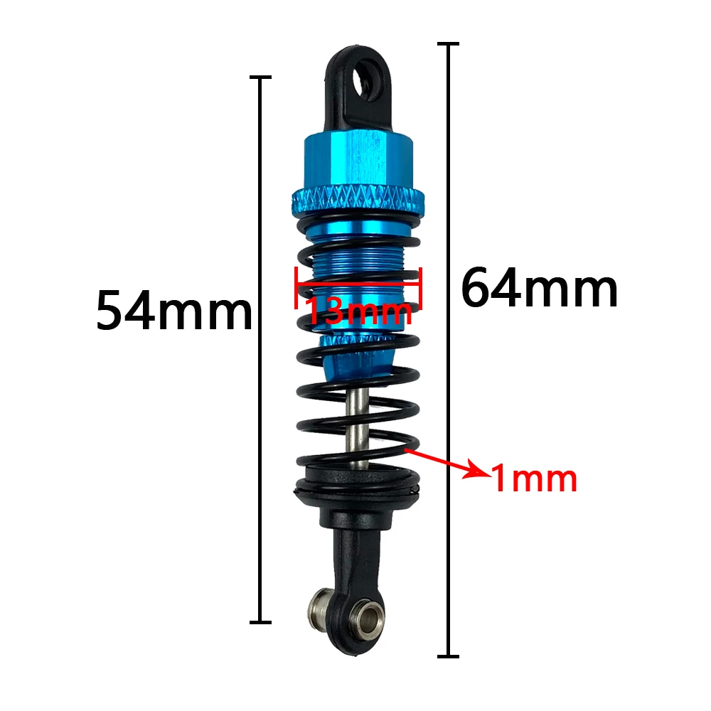 Amortiguador de Metal para Wltoys A959 A959-B 184011 A949 A969 A979 K929, Repuestos y Accesorios para Autos RC 1/18