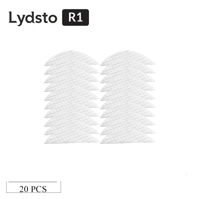 Paño de mopa desechable Original para Lydsto R1 S1 R1D R1A piezas de aspiradora robótica paño de limpieza trapos de fregona almohadillas Accesorios