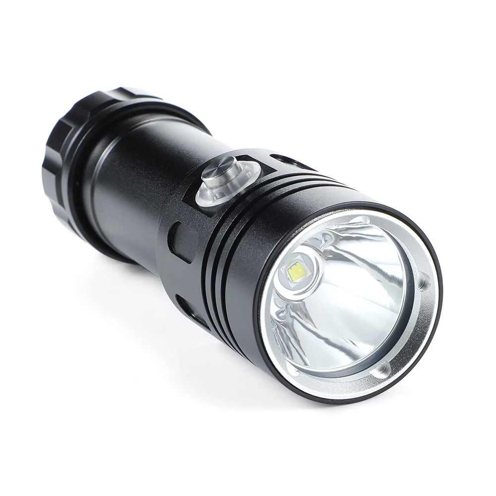 Ekaiou-luz LED de buceo L2, 2000 lúmenes, linterna de buceo IP68, resistente al agua con batería 26650, lámpara subacuática de 100 metros de profundidad