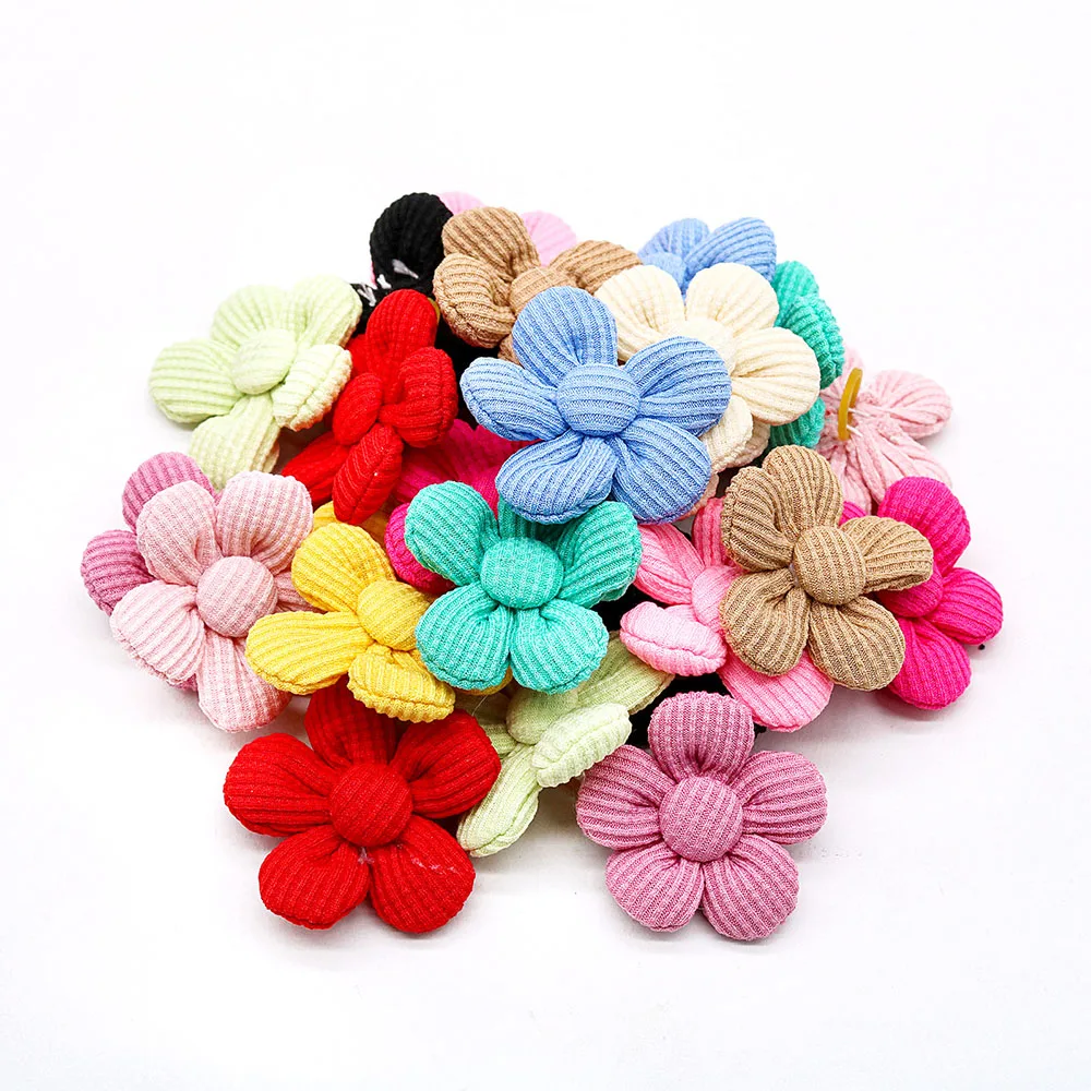 10 Uds. De lazos de primavera para perros, bandas de goma con lazo de flores para cachorros y gatos, accesorios para el cabello de perros a la moda, accesorios para el cuidado de perros