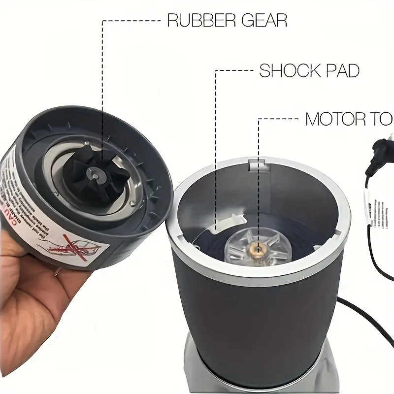 Piezas de repuesto para accesorios de base de licuadora y exprimidor Nutribullet 600W/900W, incluye 1 hoja y 2 juntas