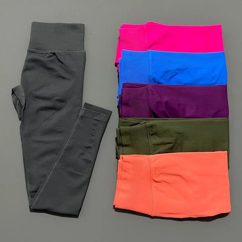 Histello-mallas deportivas para mujer, mallas de Yoga de cintura baja, pantalones para correr, pantalones de motociclista para Fitness, entrenamiento, correr, mallas sin costuras