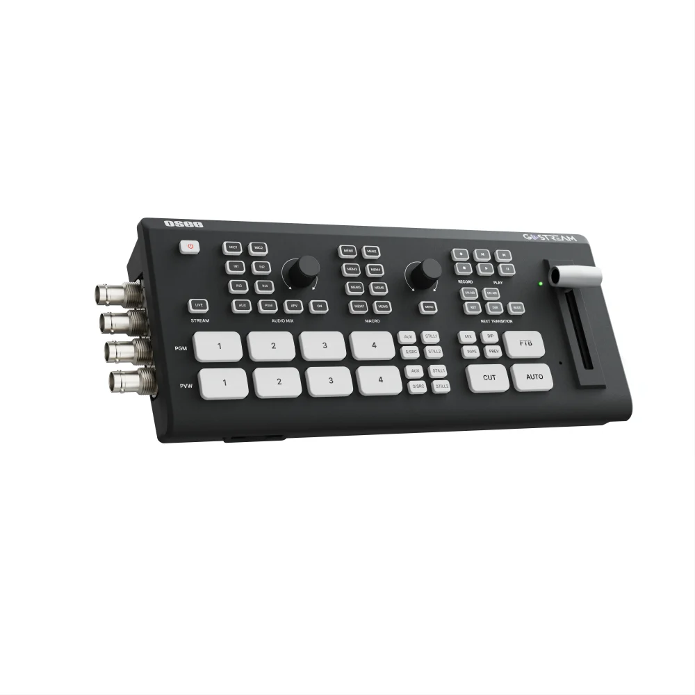 Osee GoStream Duet cámara múltiple SDI HDMI transmisión en vivo conmutador mezclador de vídeo con grabación SD compatible con NDI HX