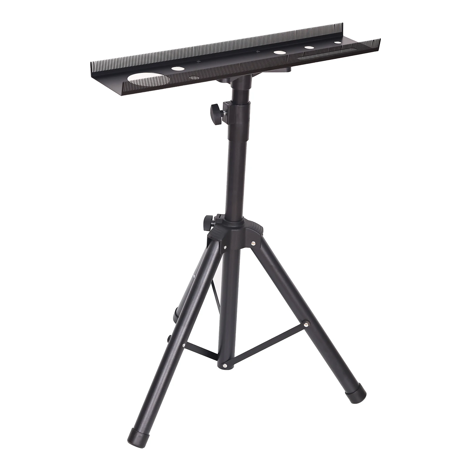 Soporte ajustable de doble cara para estilistas, soporte para extensiones de cabello, herramientas de maquillaje