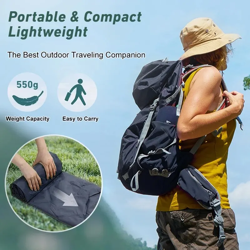 WESTTUNE-colchoneta para dormir para acampar, colchón inflable ultraligero, cojín de aire portátil para exteriores, colchoneta para dormir para viajes y senderismo