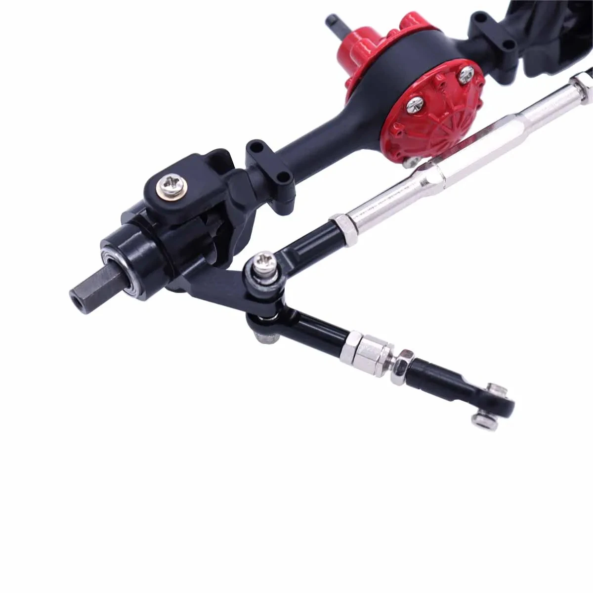 Para WPL C14 C24 C34 C44 B14 B24 1/16 RC piezas de actualización de coche accesorios WPL juego de eje delantero y trasero de Metal