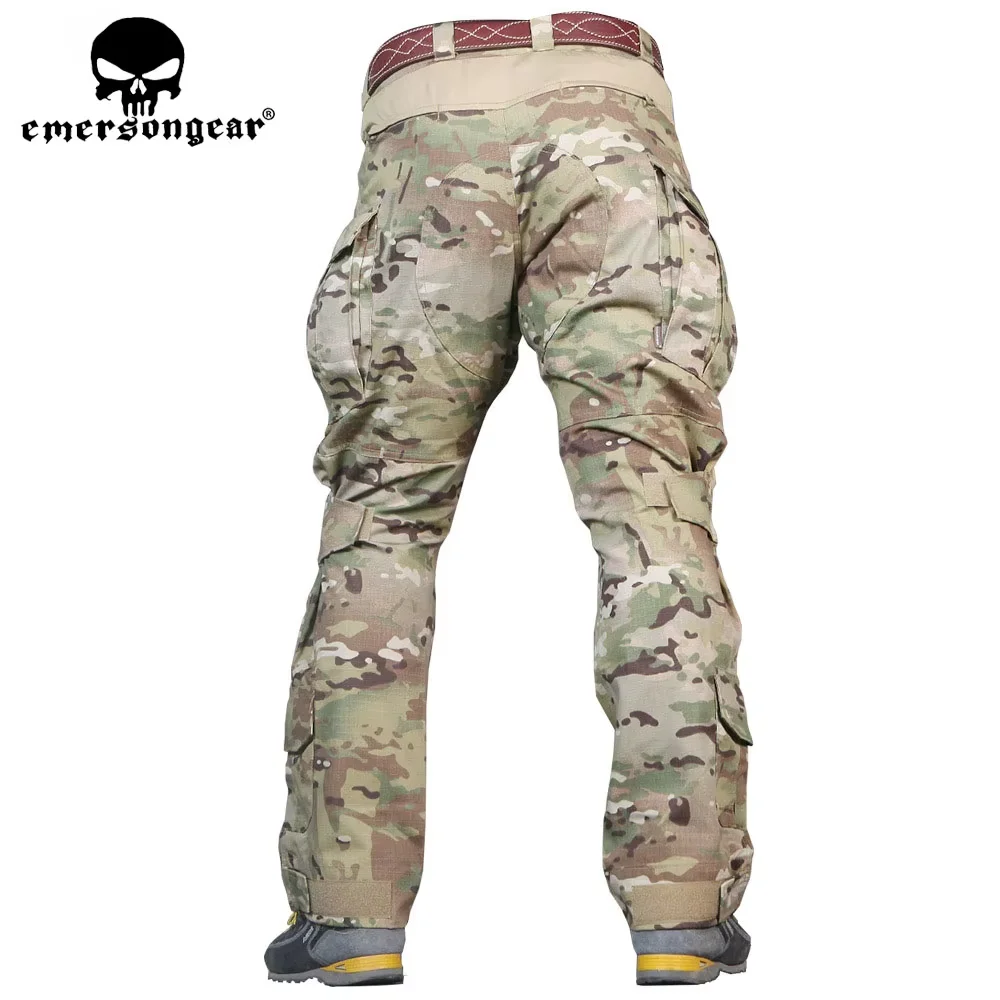 EMERSONGEAR G3 uniforme de combate Airsoft camisa pantalones con rodilleras táctica GEN3 BDU caza Multi-camo ropa de camuflaje EM9351