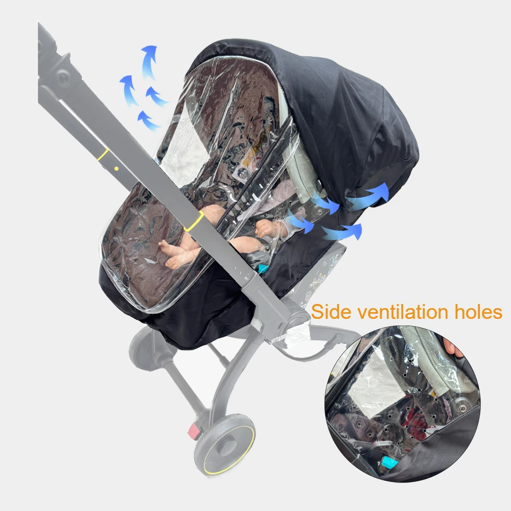 Funda impermeable, impermeable, cubierta antipolvo compatible con Doona X Doona I Doona + asiento de coche y cochecito