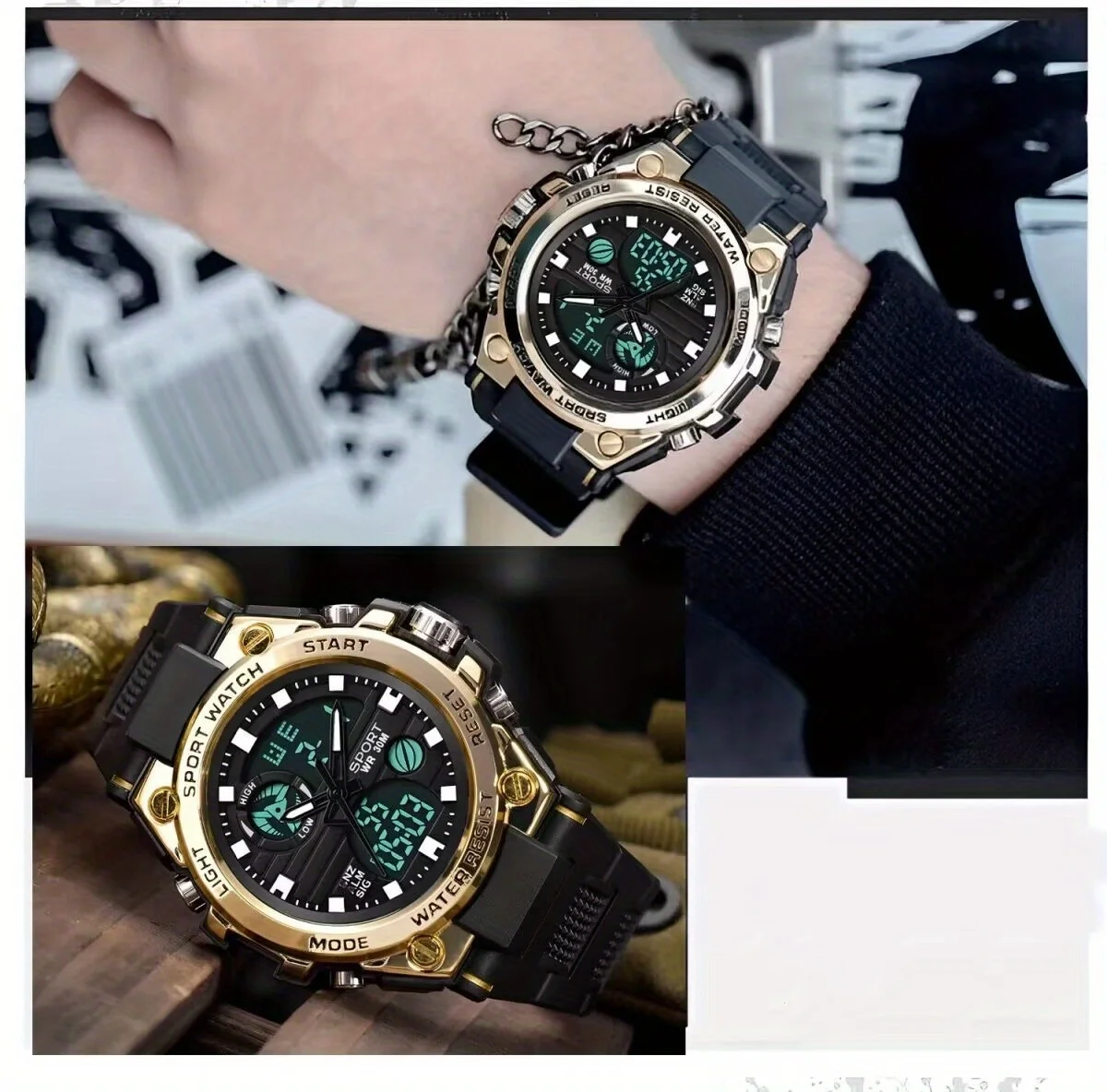 Reloj de negocios de lujo de moda para relojes de hombre con calendario