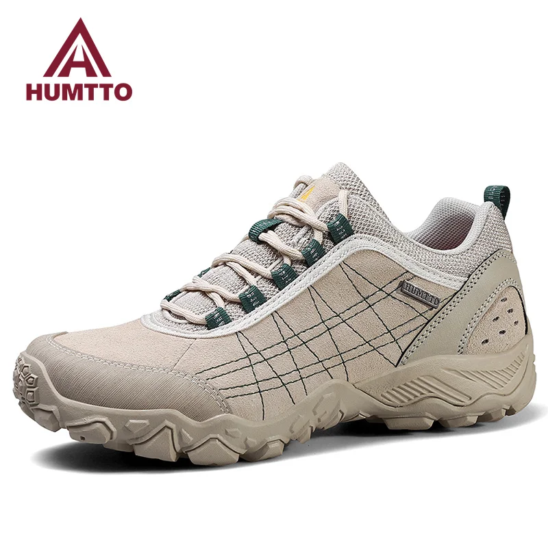 Zapatos de Trekking HUMTTO para mujer, zapatos de senderismo impermeables de invierno, zapatillas de deporte informales de cuero de diseñador de lujo para mujer