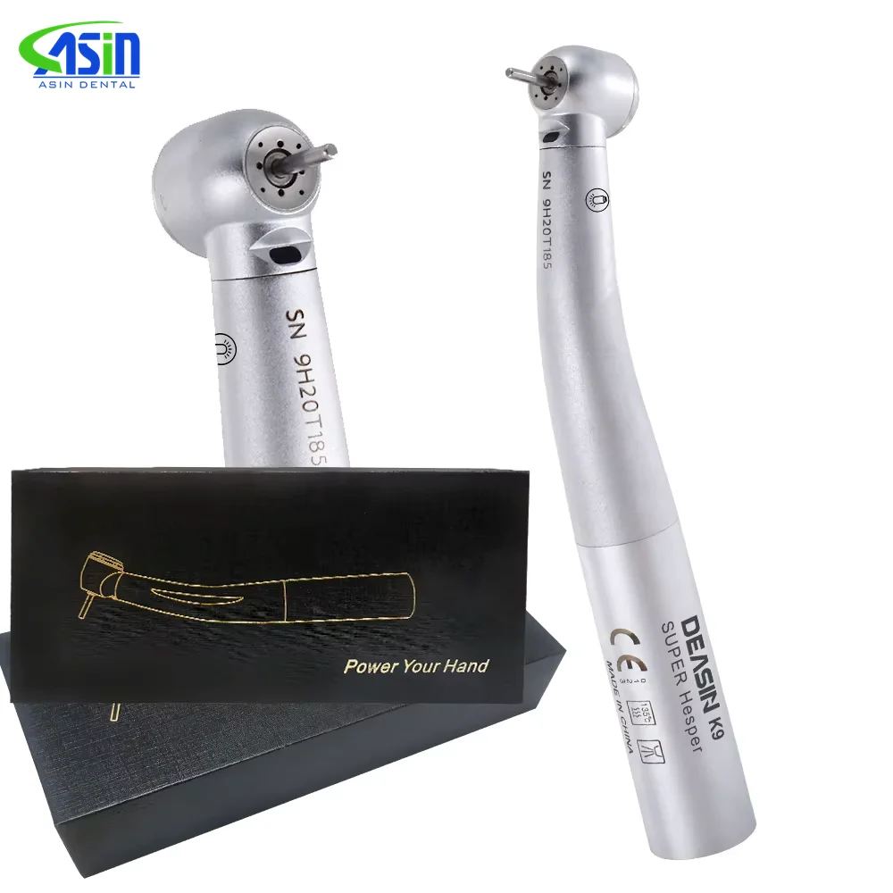Pieza de mano de turbina de aire de alta velocidad LED de fibra óptica M900L para dentista, herramienta súper potente de acoplamiento rápido Kavo