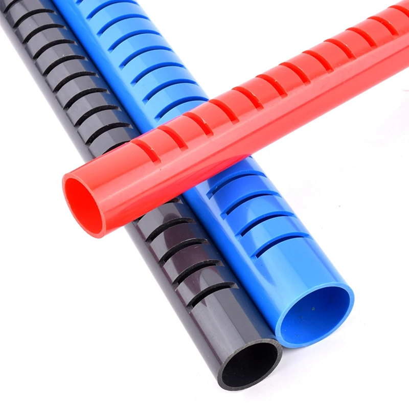 Tubo de aireación de tanque de peces de acuario de PVC OD 20 ~ 50mm jardín goteo de agua Downcomer Cess-Pipe filtro accesorios drenaje Deluge tubo de lluvia