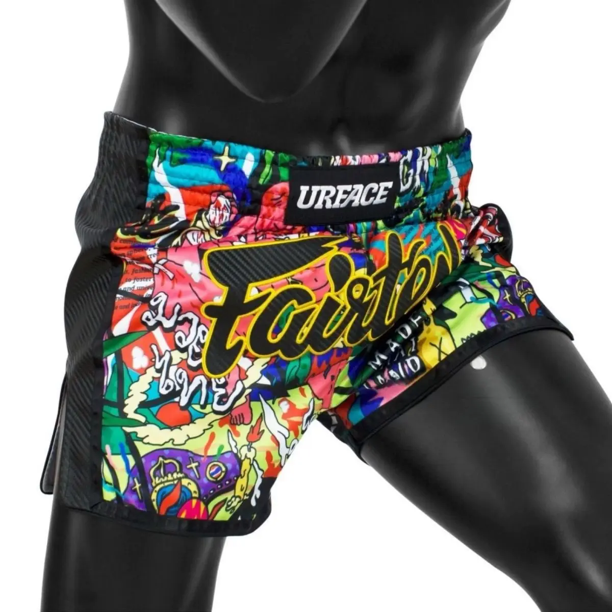 Edición limitada URFACE X-Fairtex Boxeo Muay Thai Pantalones cortos de combate de lucha para hombres y mujeres Entrenamiento y ejercicio