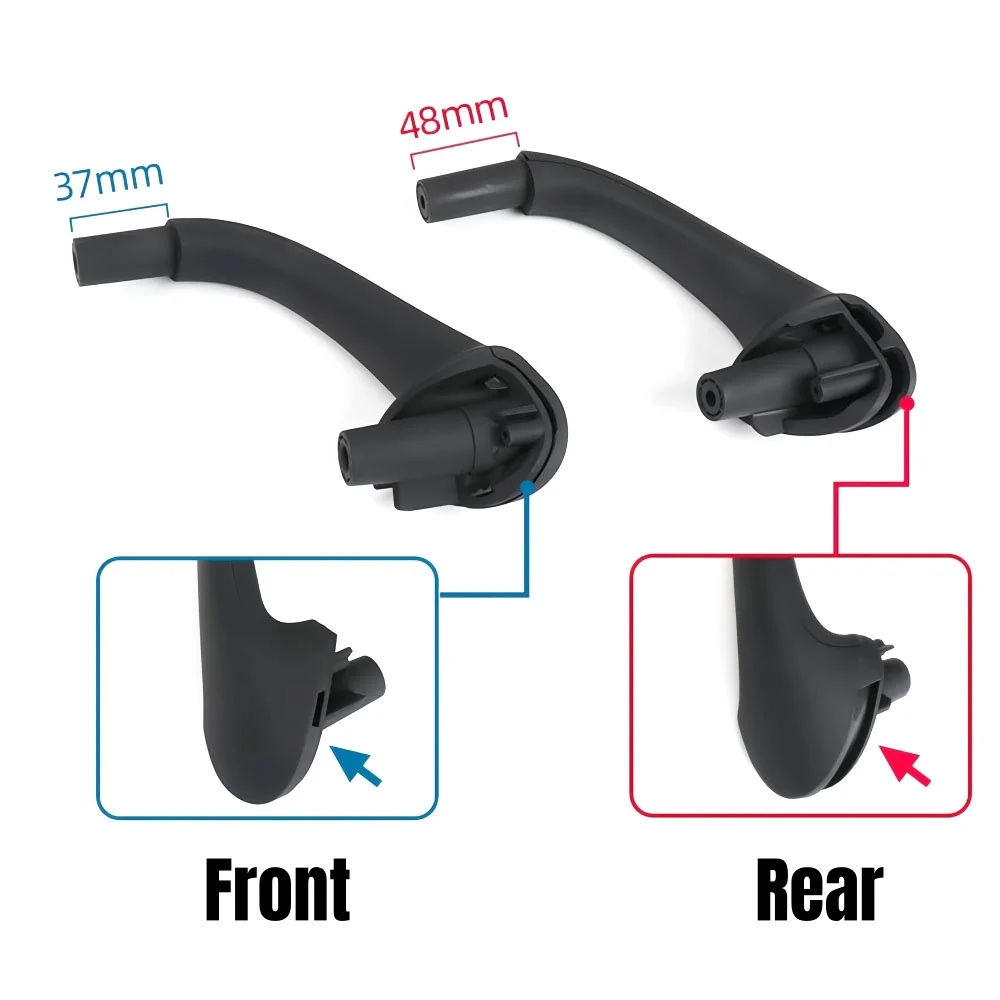 Cubierta de tirador de puerta delantera y trasera de coche para Mercedes Benz W203 C230 C240 C280 C320 C350 2000 2001 2002 2003 2004 2005 2006 2007