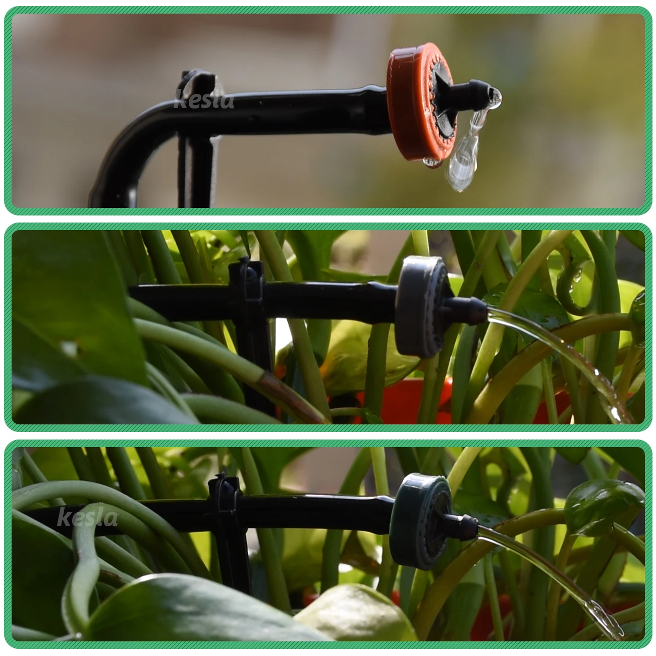 20-200 Uds 2L 4L 8L 1/4 ''goteo de riego de jardín boquilla cuentagotas de ahorro de agua de flujo constante automático para bonsái de invernadero