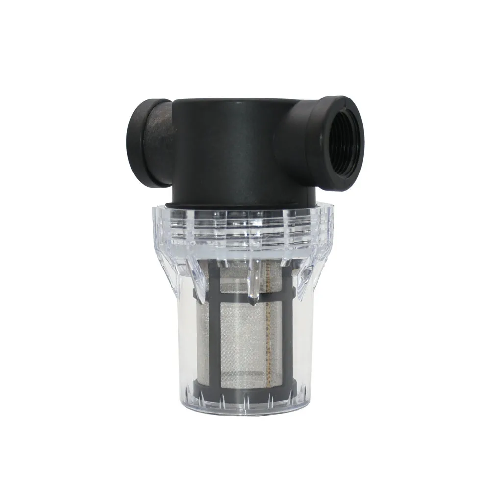 Filtro de riego de 1/2 3/4 y 1 pulgada para adaptador de grifo de tanque IBC, junta de barril de S60 toneladas, bomba de acuario para riego de jardín, colador de pistola de agua