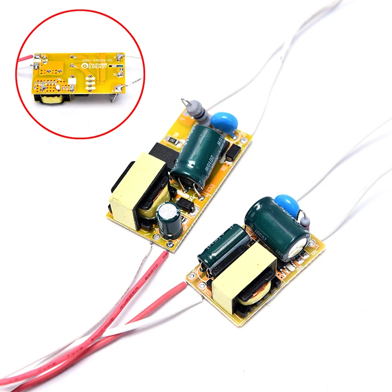 8W 5W 18W 25W 36W 50W 120/240mA/250mA Controlador LED Transformador de luz de corriente constante AC200-240V Adaptador de corriente para bombilla LED DIY
