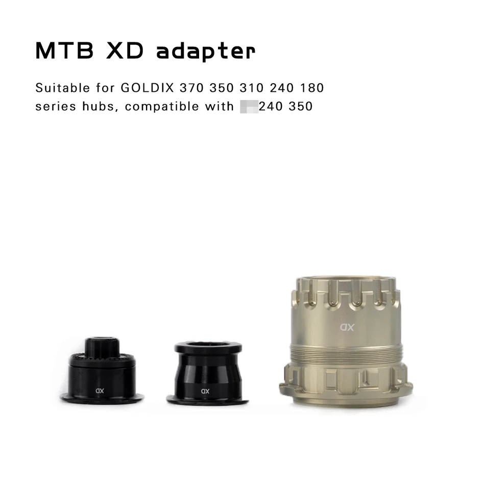 GOLDIX-Adaptador de buje para bicicleta de montaña, accesorio para bici de grava, serie M370 310 180 para SHIMANO/SRAM 11S 12S, Envío Gratis