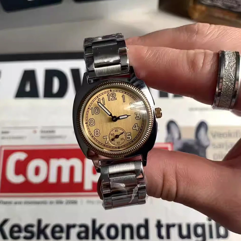 Relojes Y2K impermeables para hombres y mujeres, reloj de pulsera japonés retro luminoso para hombre, reloj de cuarzo de acero inoxidable de primera calidad