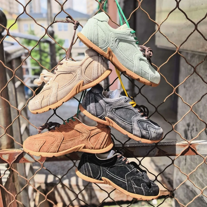 AIYUQI Zapatillas Deportivas para Mujer 2026, Nuevas Zapatillas de Entrenamiento Alemanas Antideslizantes para Mujer, Planas, Talla Grande, de Cuero Genuino, para Correr