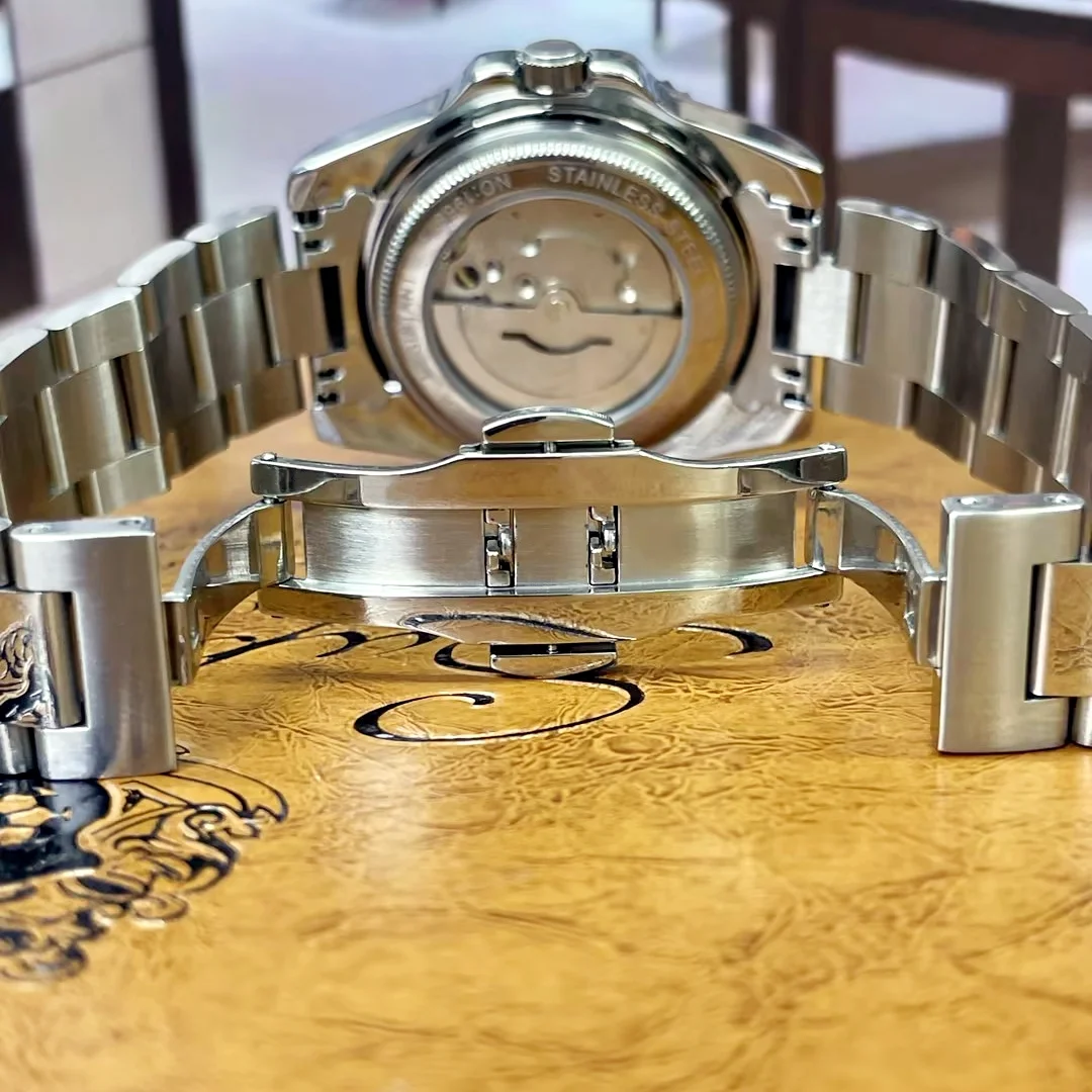 Reloj de Lujo de Alta Gama para Hombre, Reloj Mecánico Automático de Estilo Ejecutivo, Reloj de Moda para Fiestas, Reloj de Pulsera de Marca Elegante y Moderno, Adecuado para Diversas Ocasiones, Reloj de Regalo de Cumpleaños Elegante y Exquisito