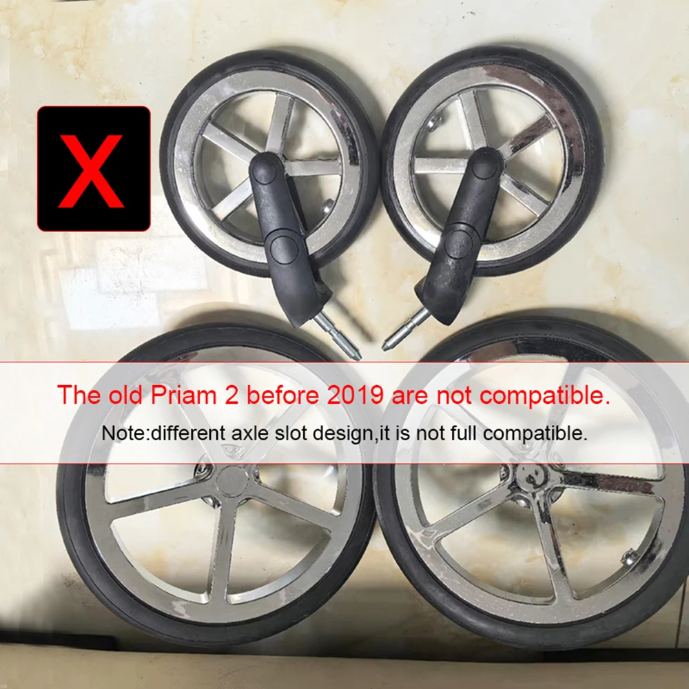 Rueda Delantera para Cochecito Cybex Priam 3/4 2019~2026, Reemplazo Directo, Accesorios para Cochecito de Bebé