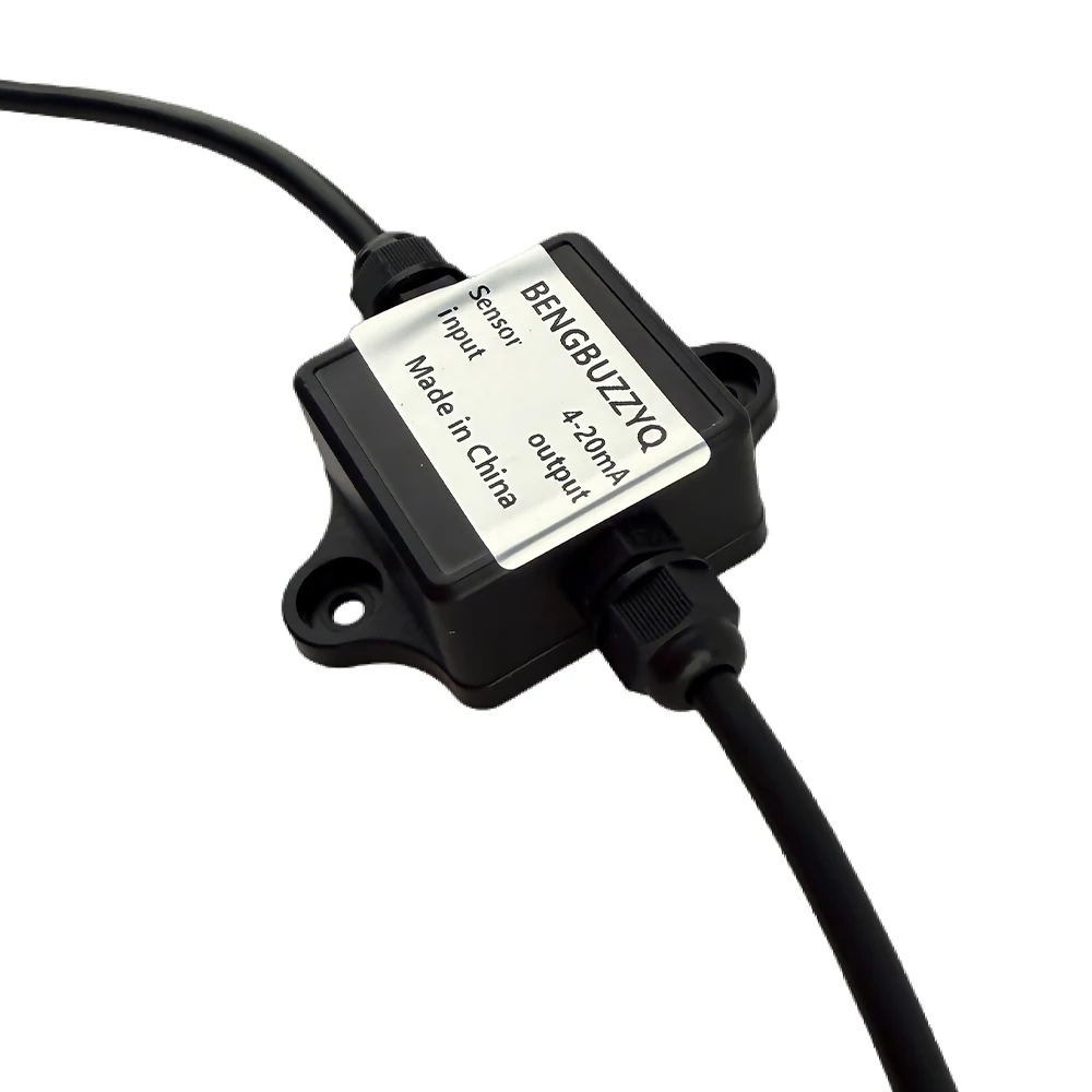 Módulo Amplificador Transmisor de Celda de Carga 4-20mA 0-10V 0-5V Salida Analógica con Caja de Conexiones Impermeable para Celda Sensora de Peso