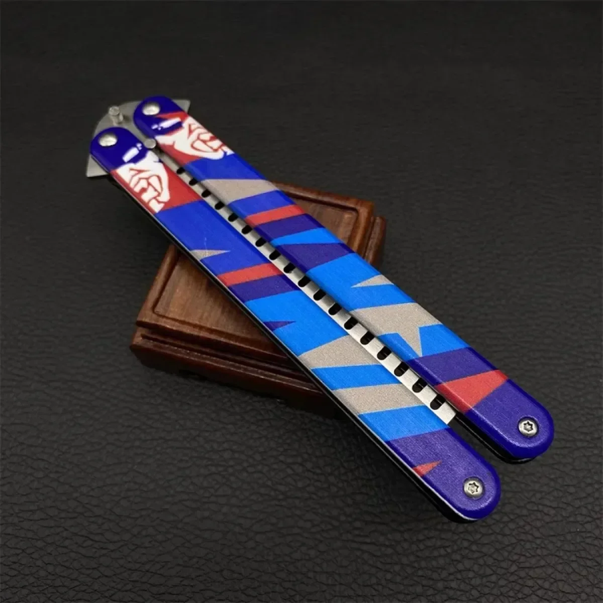 Arma Valorant de 23cm, elegante peine de mariposa de Yoru, GO Vol 2, juego de cuerpo a cuerpo, espada samurái de Metal periférica, modelo de arma, regalos, Juguetes