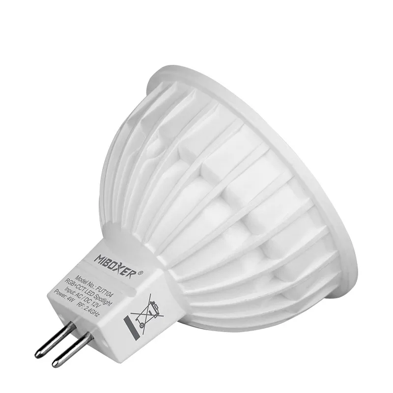 Miboxer 4W RGB CCT foco LED FUT103 GU10 FUT104 MR16 2,4g Wifi regulable bombilla de luz Led de techo para decoración del hogar