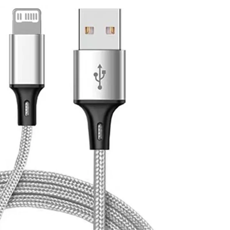 Cable cargador de línea de sincronización de datos USB de 20cm, 1M, 2M, 3M de largo para Apple iphone 13, 12, 11 Pro, XR, XS MAX 5 5S, 6, 7, 8, Plus, iPad Mini Air 2