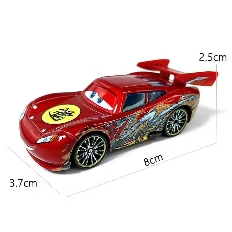 Coches 3 de Pixar, Juguete de Coche, Serie Lightning McQueen, Modelo Fundido a Presión 1:55, Estilos Básicos y Versión Plateada, Coche de Juguete de Aleación para Niños