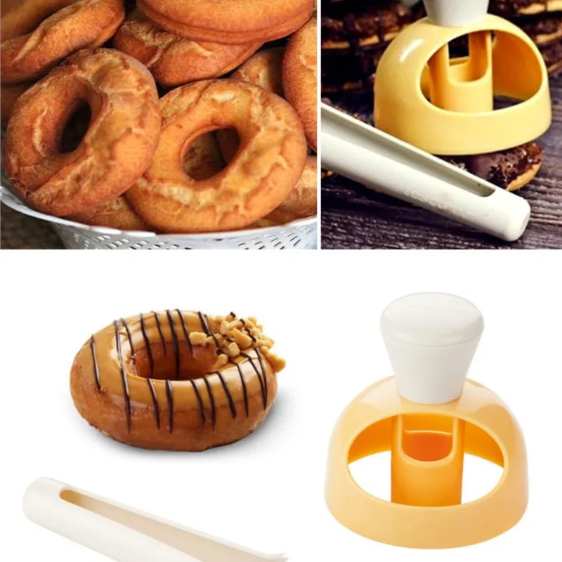 Molde de pastel de Donut DIY, herramientas de cocina creativas para donuts, cortador de cocina, comida, postres, pan, pastelería, fabricante de Chocolate, herramienta para hornear Deco