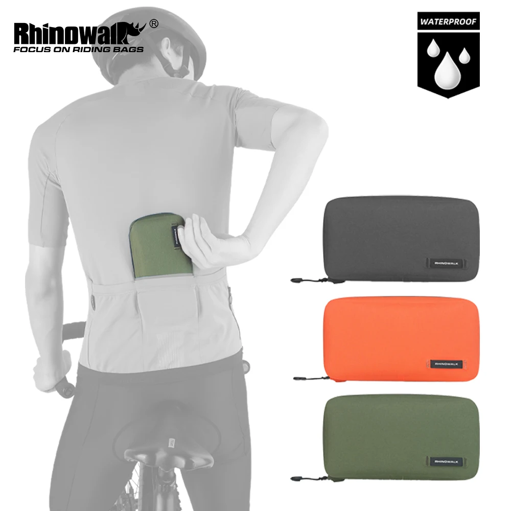 Bolsa de montar Rhinowalk, bolso de ciclismo ligero impermeable, paquete de ropa, bolsa de herramientas portátil de liberación rápida para montar