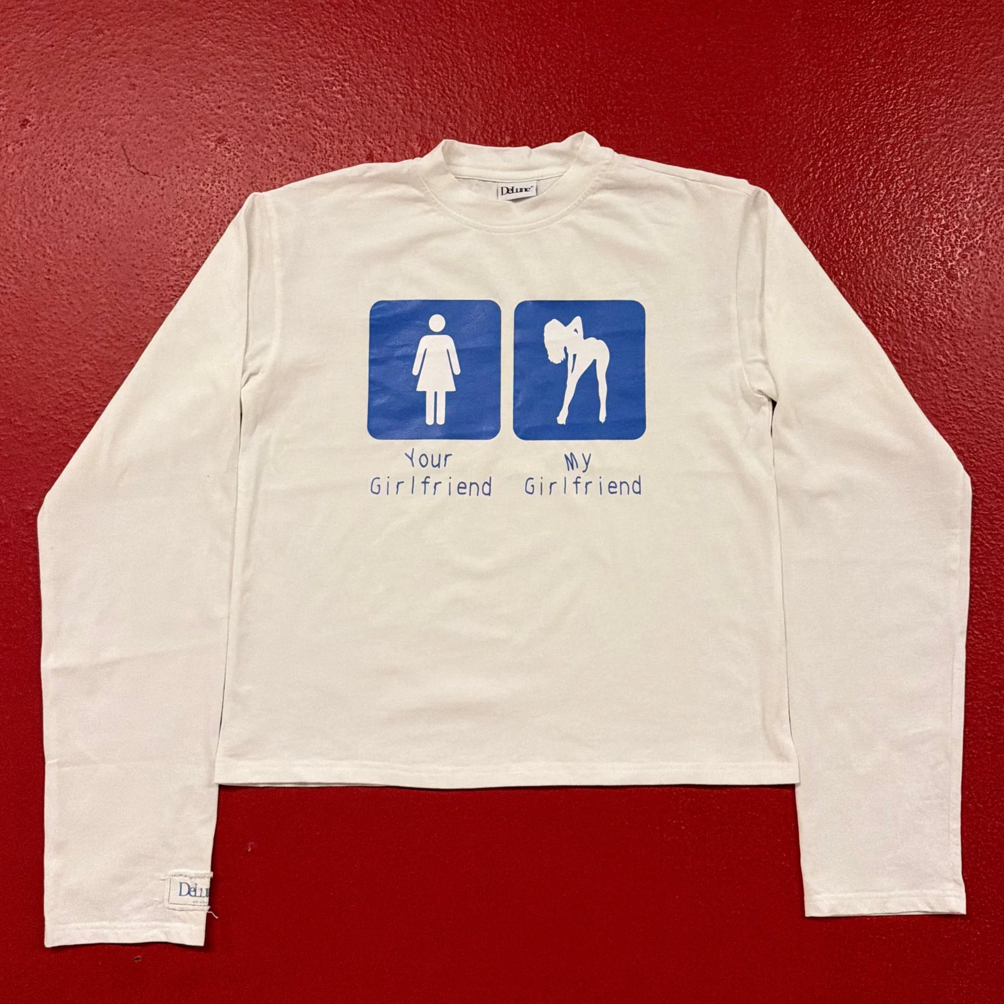 Sudadera de punto de manga larga con cuello redondo estilo Y2K Harajuku, retro, unisex, para streetwear, con la frase 'I Only Want Baddies'