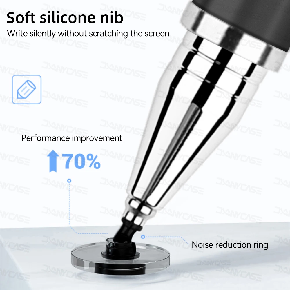 Lápiz óptico 2 en 1 Universal para tableta, accesorios para teléfono móvil Android ios, iPad, tableta de dibujo, lápiz táctil de pantalla capacitiva