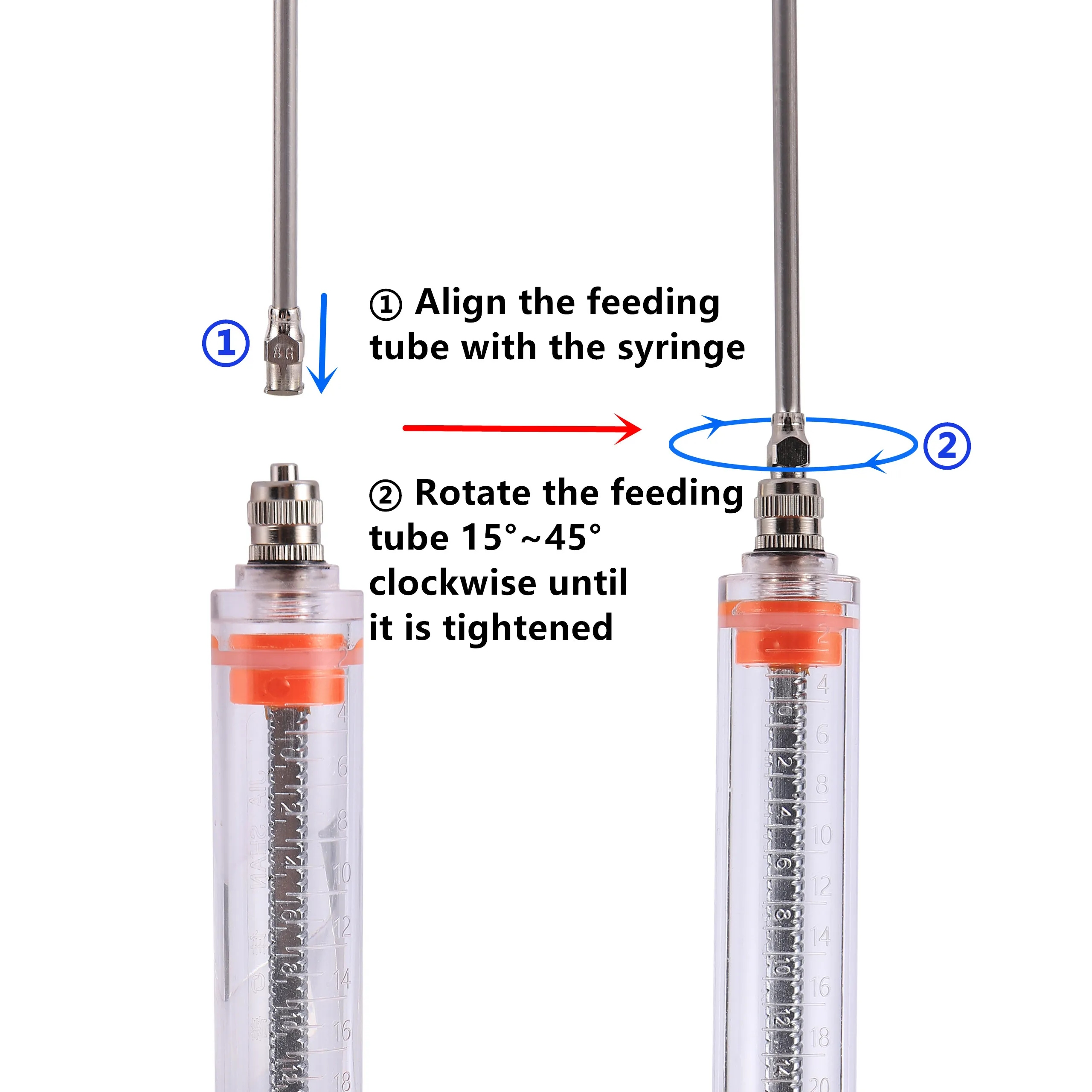 Jeringa de alimentación para loros, alta calidad, 10ml, 20ml, comederos para pájaros, jeringa, comedero para pájaros, jeringa de leche, aguja, comedero para mascotas