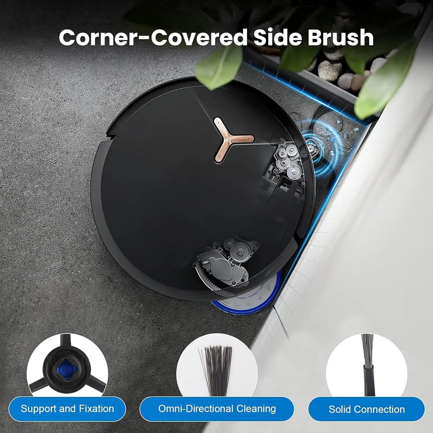 ECOVACS T50 PRO OMNI / T50 OMNI accesorios cepillos laterales principales paños de fregona filtros HEPA bolsas de polvo Robot repuestos de aspiradora