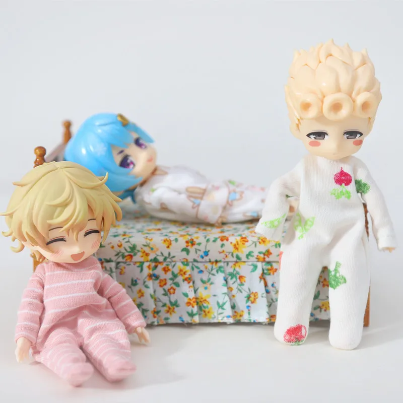 Ropa para muñecas OB11, pijamas suaves y encantadores con estampado para Ob11,Mollys,Obitsu 11,Gsc,Pd9,1/12 Bjd, accesorios de ropa para muñecas