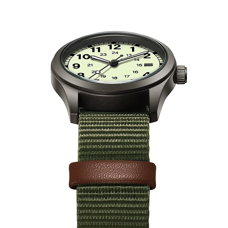 Reloj de Pulsera para Mujer TPW 2026, Caja de 34 mm, Correa de Tela de Fácil Lectura, Pantalla de 24 Horas, Función de Día, Movimiento de Cuarzo, Luminoso