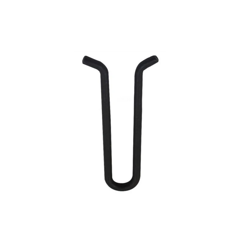 1000 unidades de accesorios de pesca de carpa: Plomos de plomo negro mate, clips con ojo moldeado, clips en U de cabeza doblada, artículos de pesca, pesca