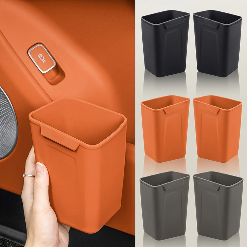 SEAMETAL - Portavasos para Puerta de Coche, Contenedor de Almacenamiento, Cubo de Basura, Silicona Impermeable, Organizador Universal para Puerta de Coche, Soporte para Bebidas