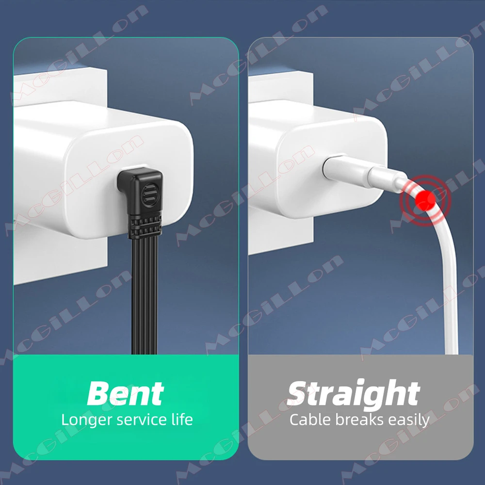 Cable de extensión USB C de 90 grados macho a hembra tipo C a tipo C 480Mbps 45W Cable de datos extensor de carga rápida para Samsung Xiaomi