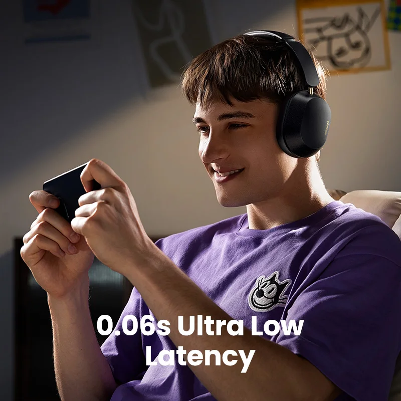 UGREEN Max5c auriculares inalámbricos Bluetooth ANC 43dB cancelación activa de ruido alta resolución LDAC 75H auriculares de Audio espacial