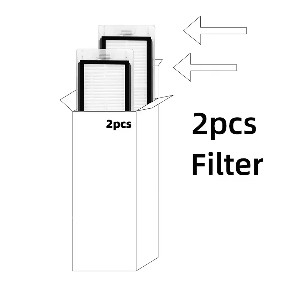 Piezas de repuesto para Robot aspirador Xiaomi X10, cepillo lateral principal, filtro Hepa, paño de mopa, accesorios para bolsa de polvo